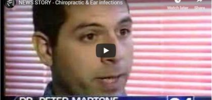 A video thumnail of Dr. Peter Mortone talking about chiropractic and healthcare services